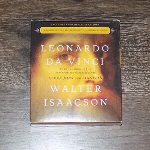 Simon & Schuster Leonardo da Vinci Audiobook Walter Isaacson 14 CDs Unabridged